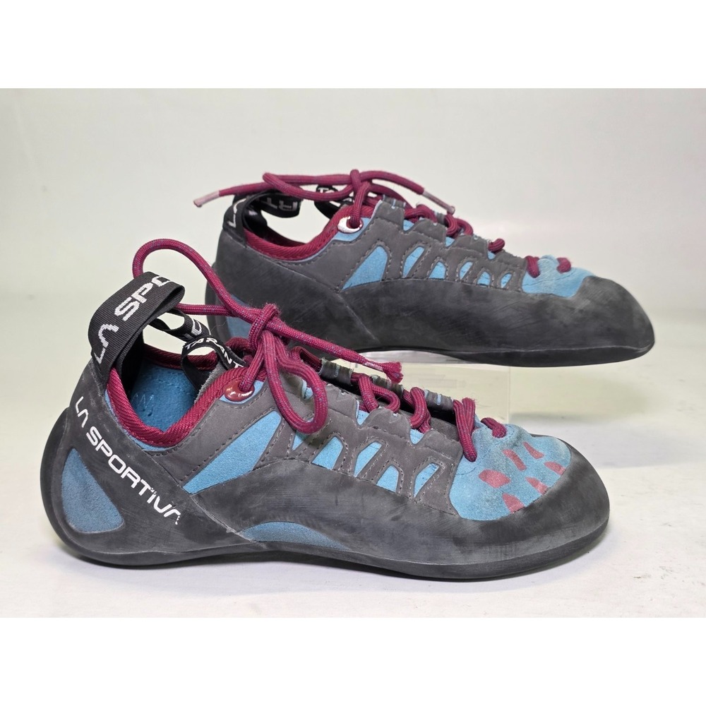 La Sportiva Tarantulace Climbing Shoes Women's Size 4.5 Mens Size 3.5 Black Blue
